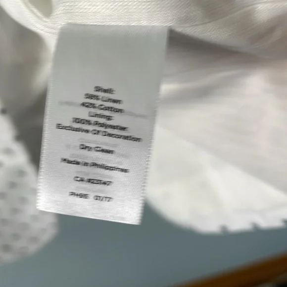 Talbots navy and white dotted Swiss Classic Two Button Blazer Jacket - Picture 4 of 5